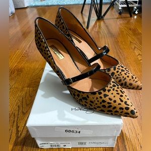 Halogen Leopard Print Pumps